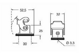 1 Zone, 5 Pin - Single Latch (Male Type)
