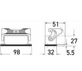 8 Zone, 25 Pin - Single Latch (Male Type)