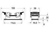 8 Zone, 16 Pin - Dual Latch (Female Type)