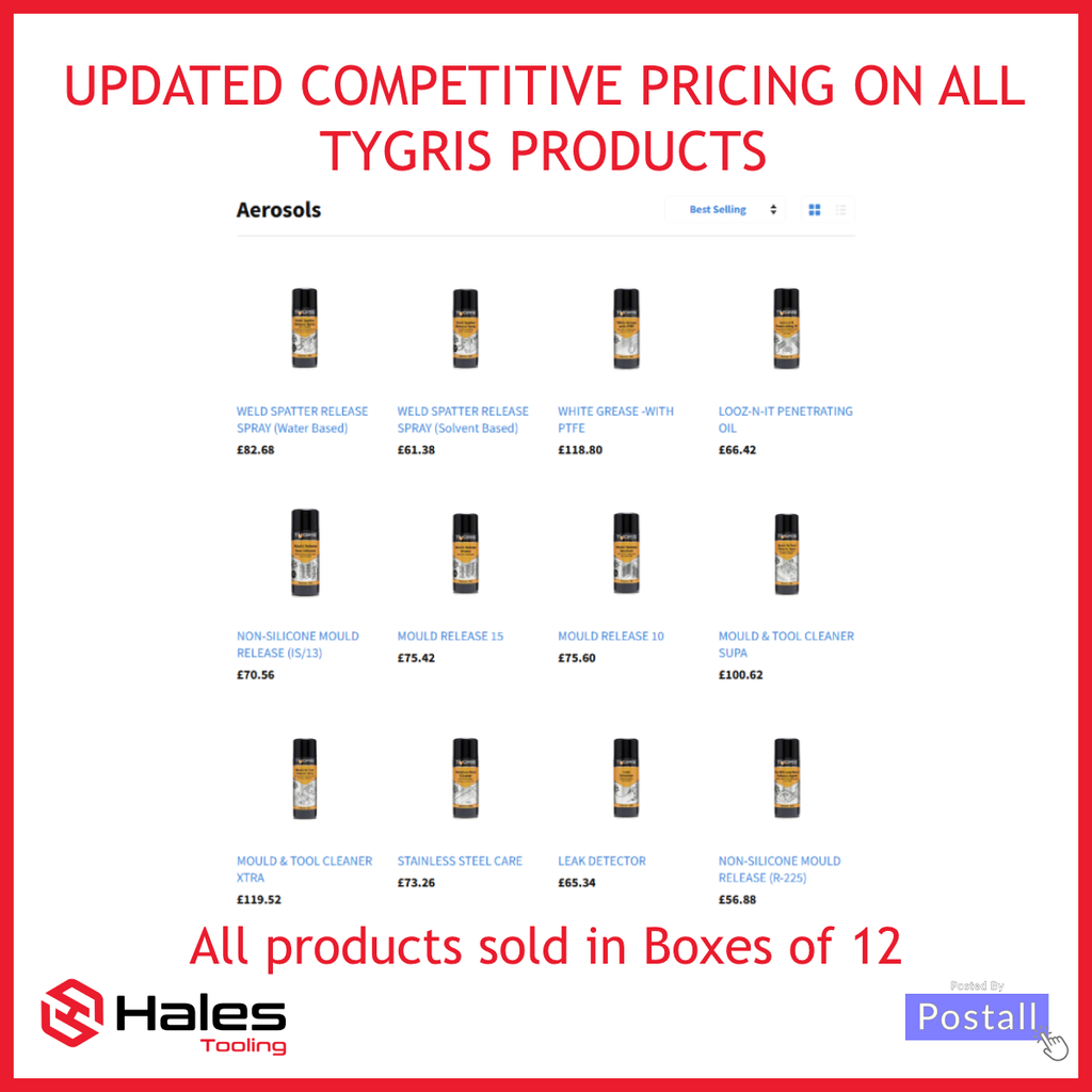 UPDATED PRICING ON ALL TYGRIS PRODUCTS